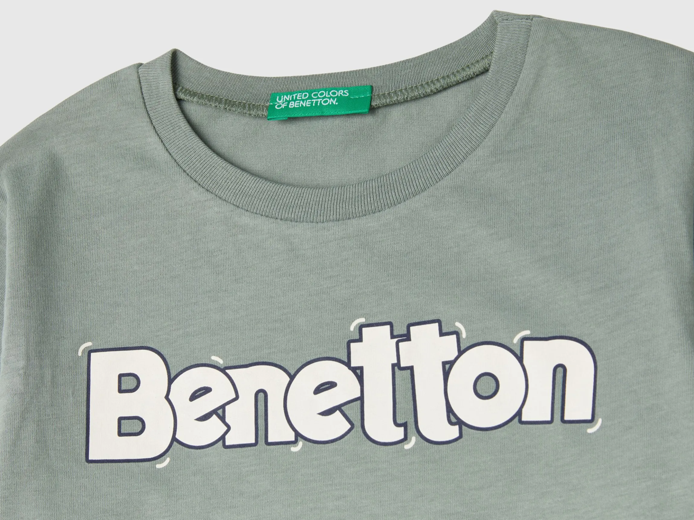 Crew neck t-shirt in warm organic cotton