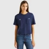 Crew neck t-shirt with pockets