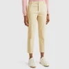 Cropped chinos in stretch cotton