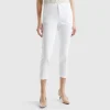 Cropped chinos in stretch cotton