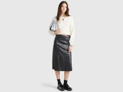 Cropped knit polo