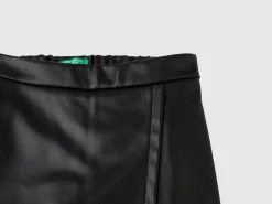 Culottes in imitation leather