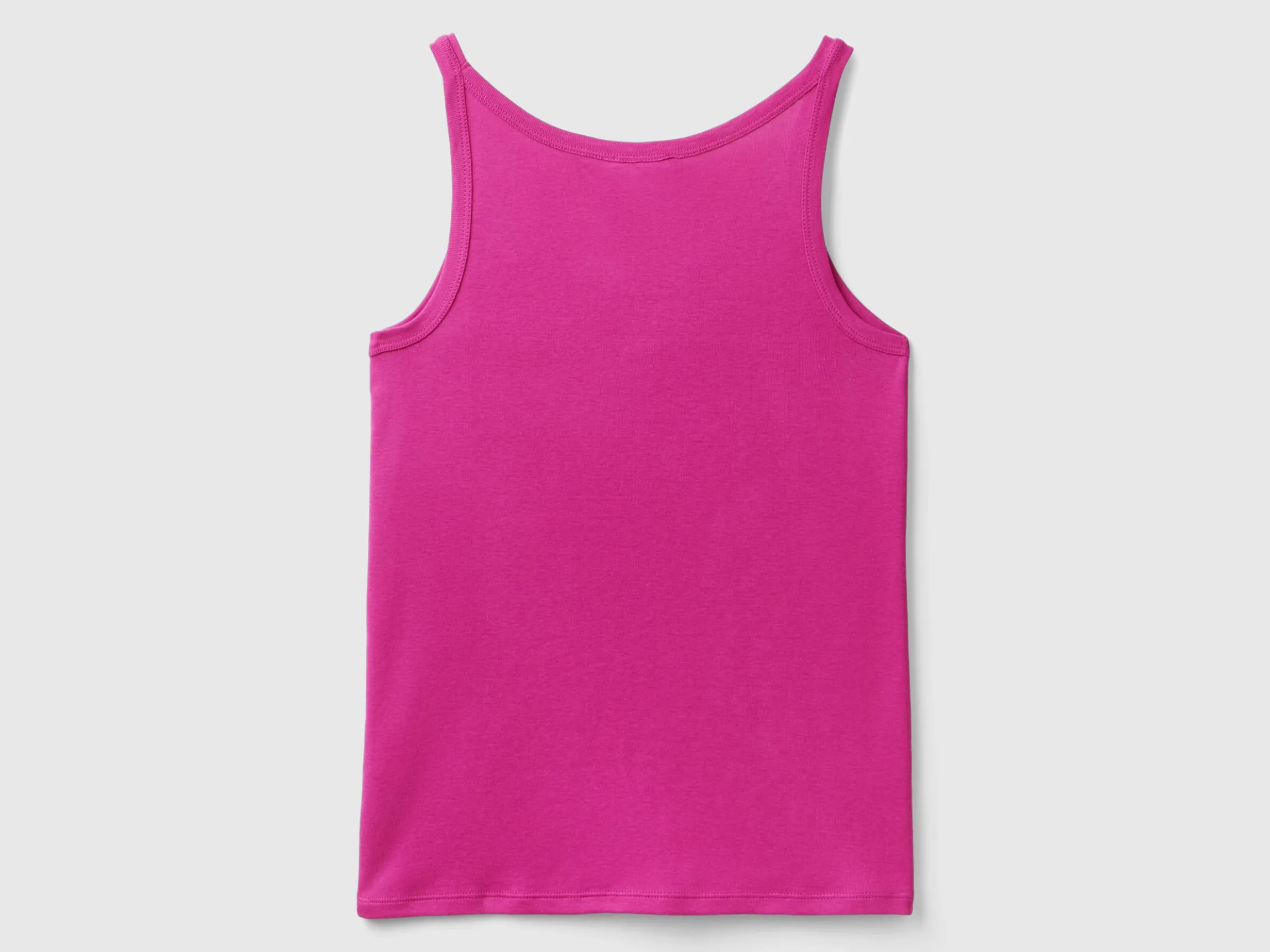 Cyclamen tank top in pure cotton