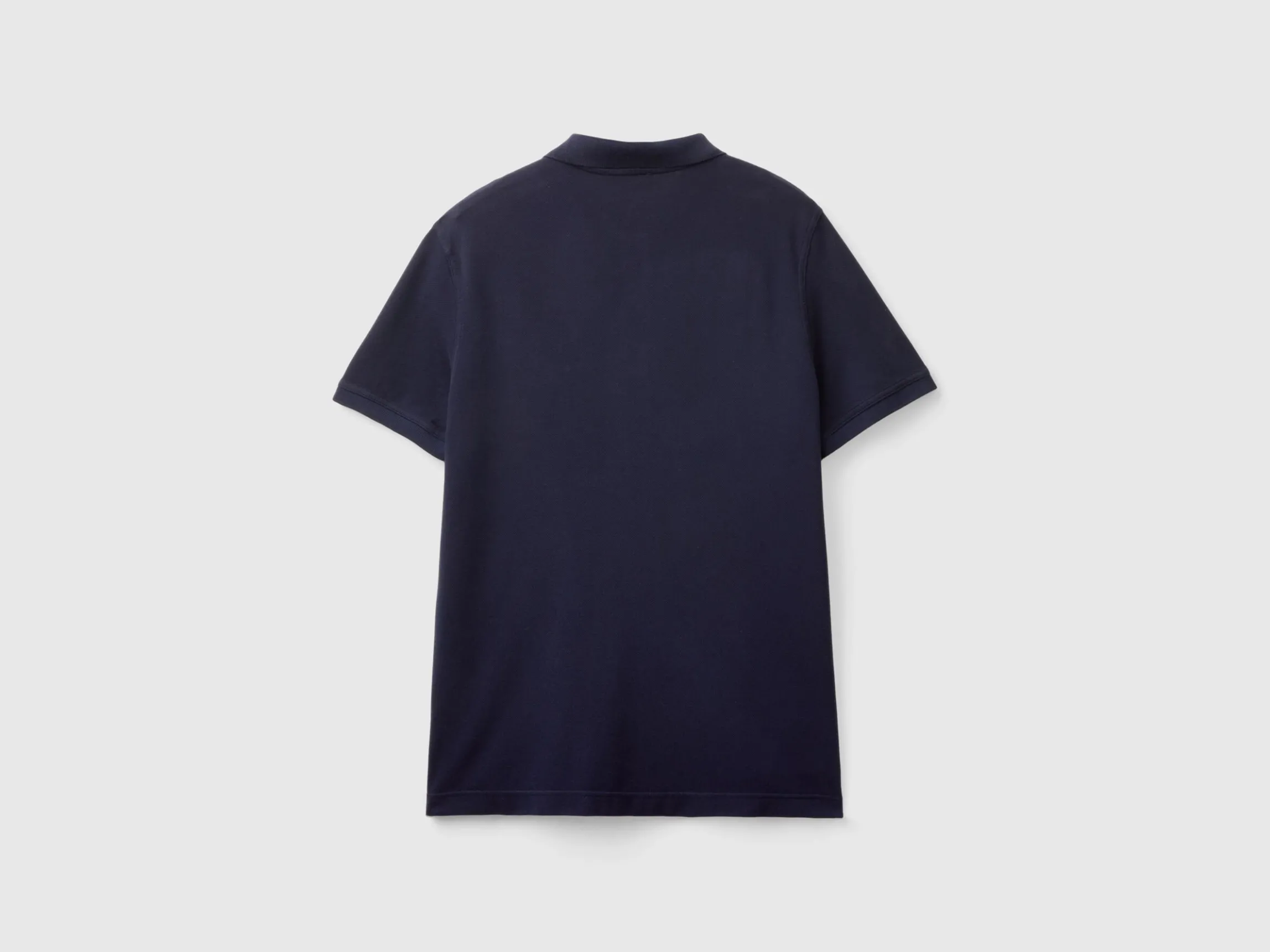 Dark blue regular fit polo