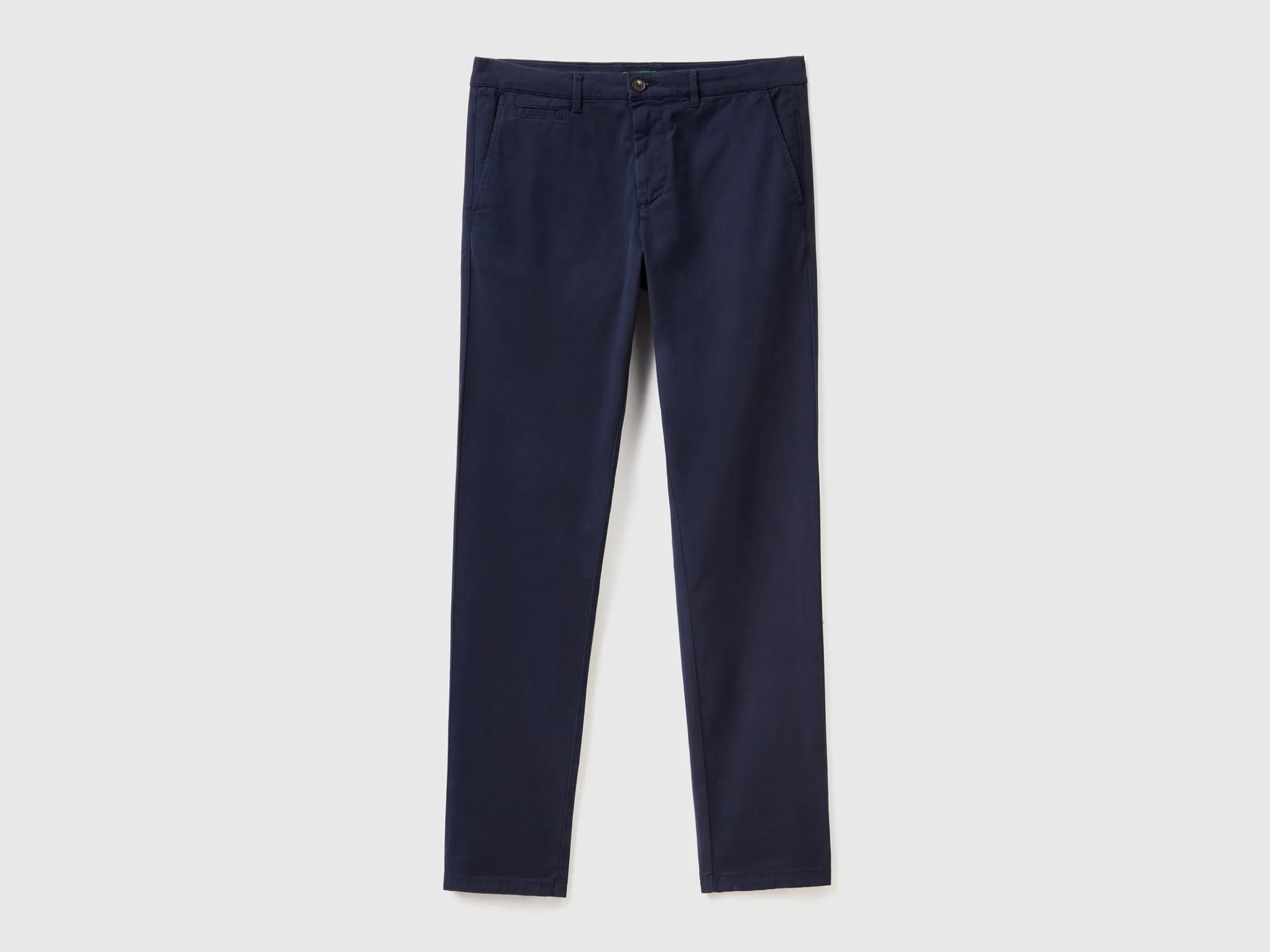Dark blue slim fit chinos