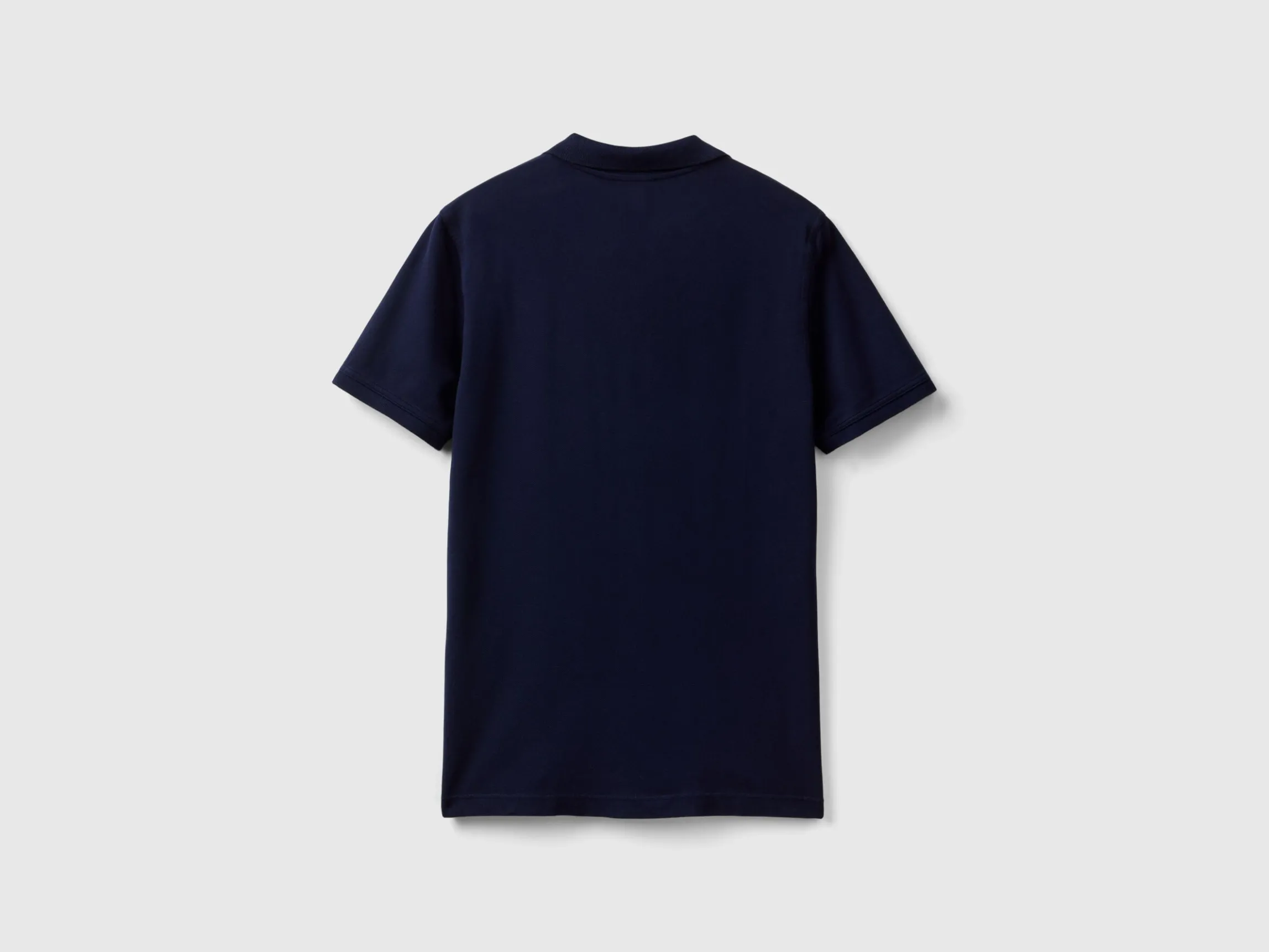 Dark blue slim fit polo