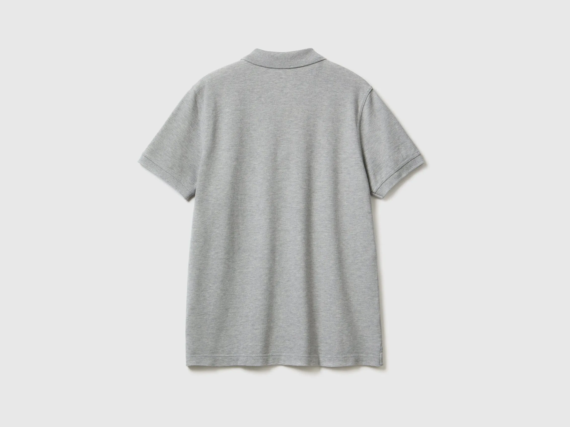 Dark gray regular fit polo