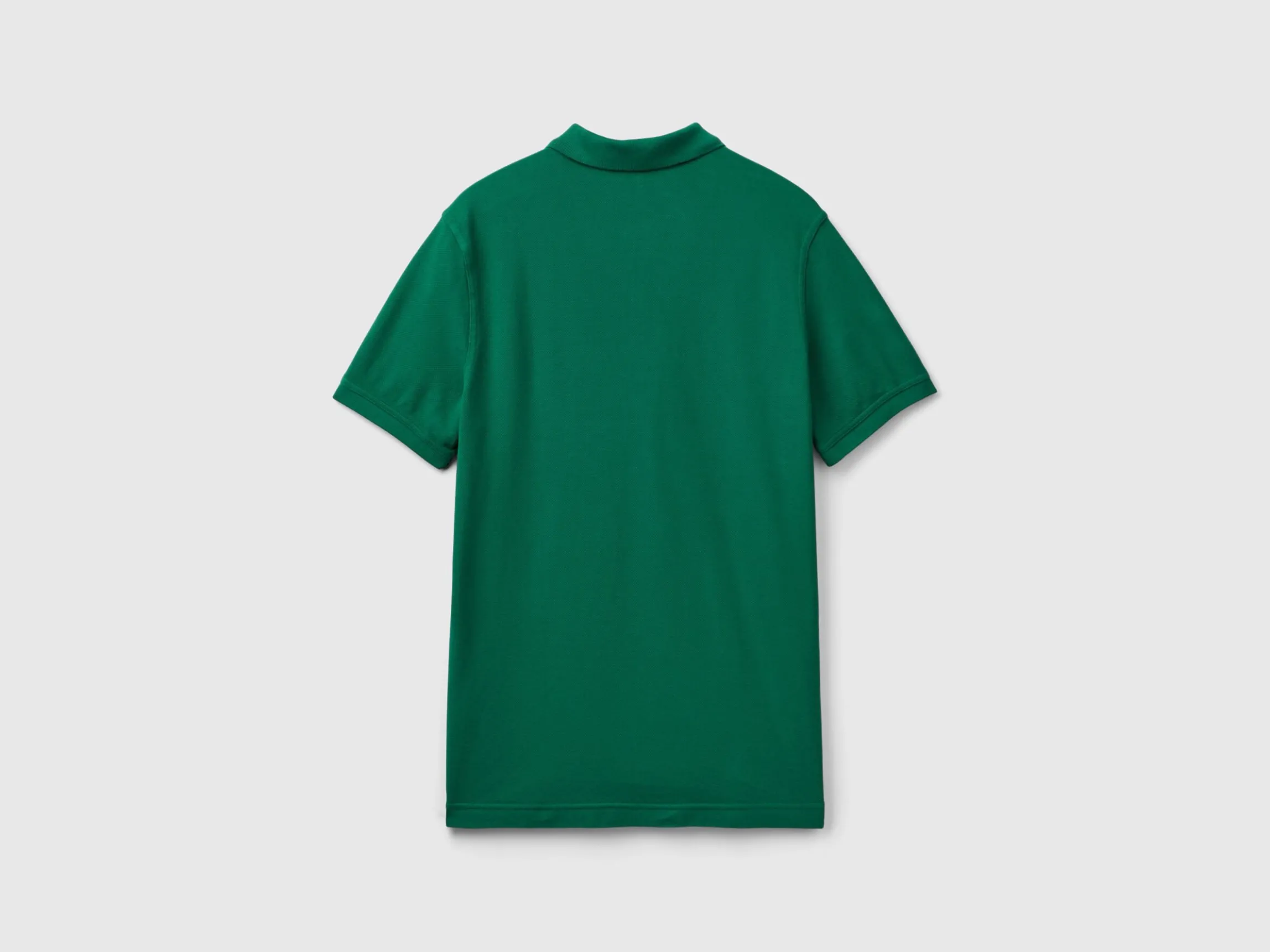 Dark green regular fit polo