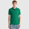 Dark green slim fit polo