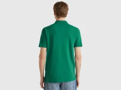 Dark green slim fit polo