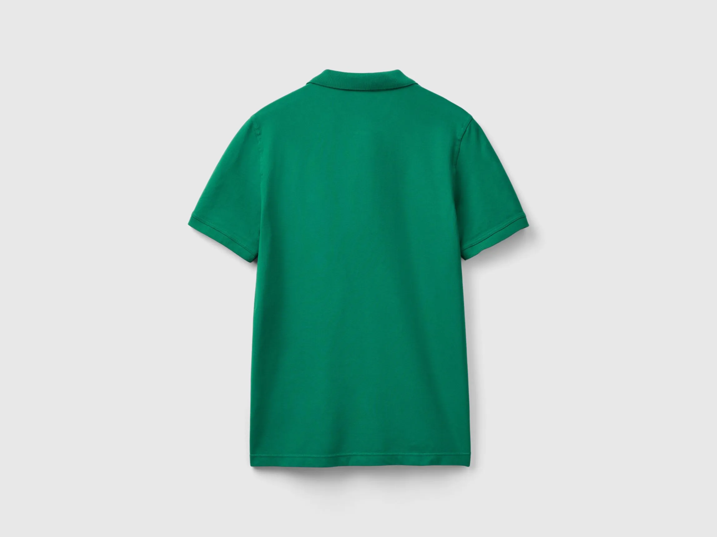 Dark green slim fit polo
