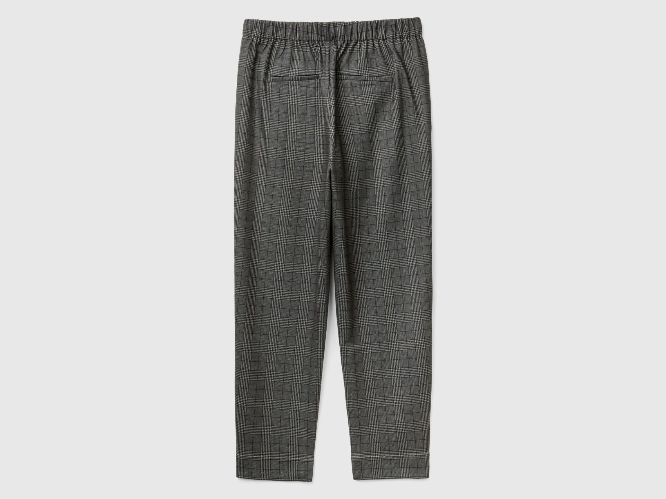 Dark grey Prince of Wales joggers