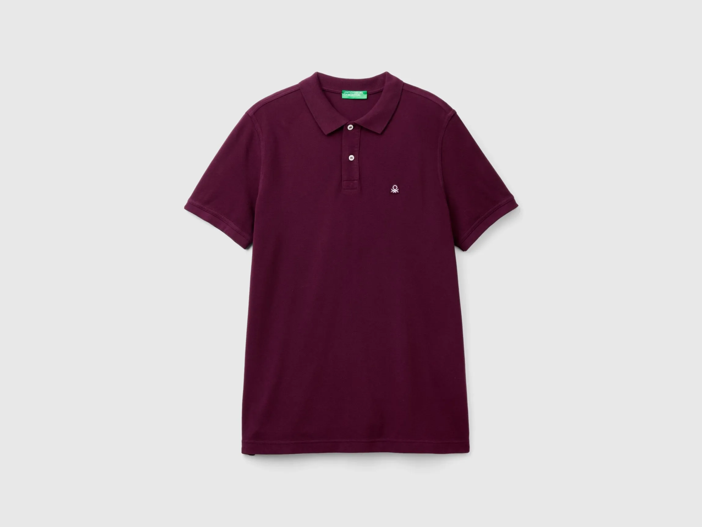 Dark purple regular fit polo