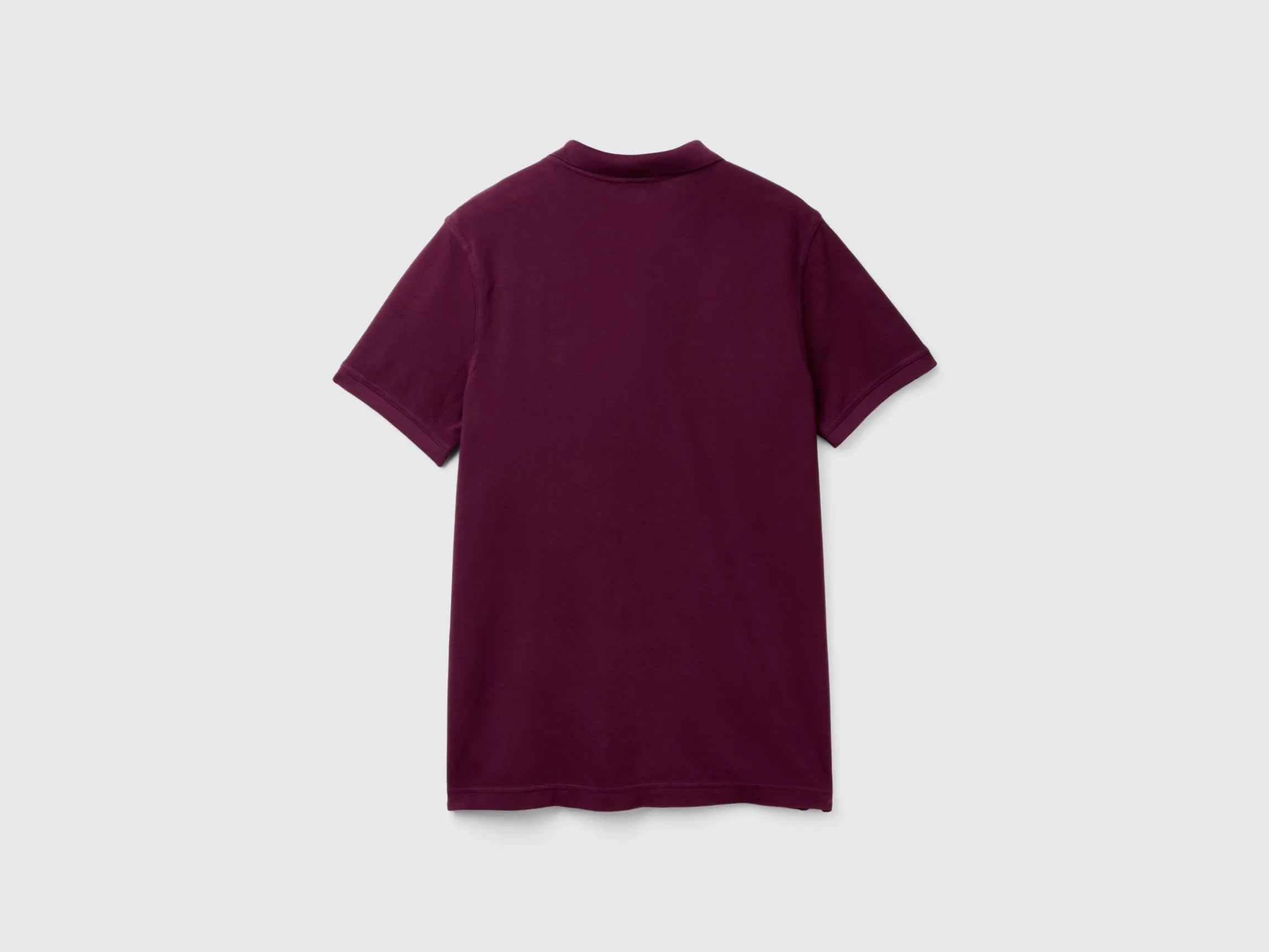 Dark purple regular fit polo