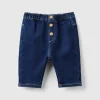 Denim look trousers