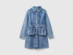 Denim shirt dress