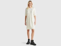 Diamond knit dress
