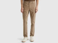 Dove gray slim fit chinos