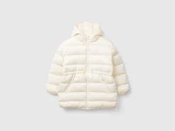 Drawstring jacket in shiny nylon