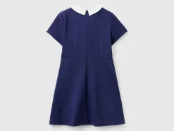 Dress with removable collar