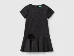Elegant dress with lurex