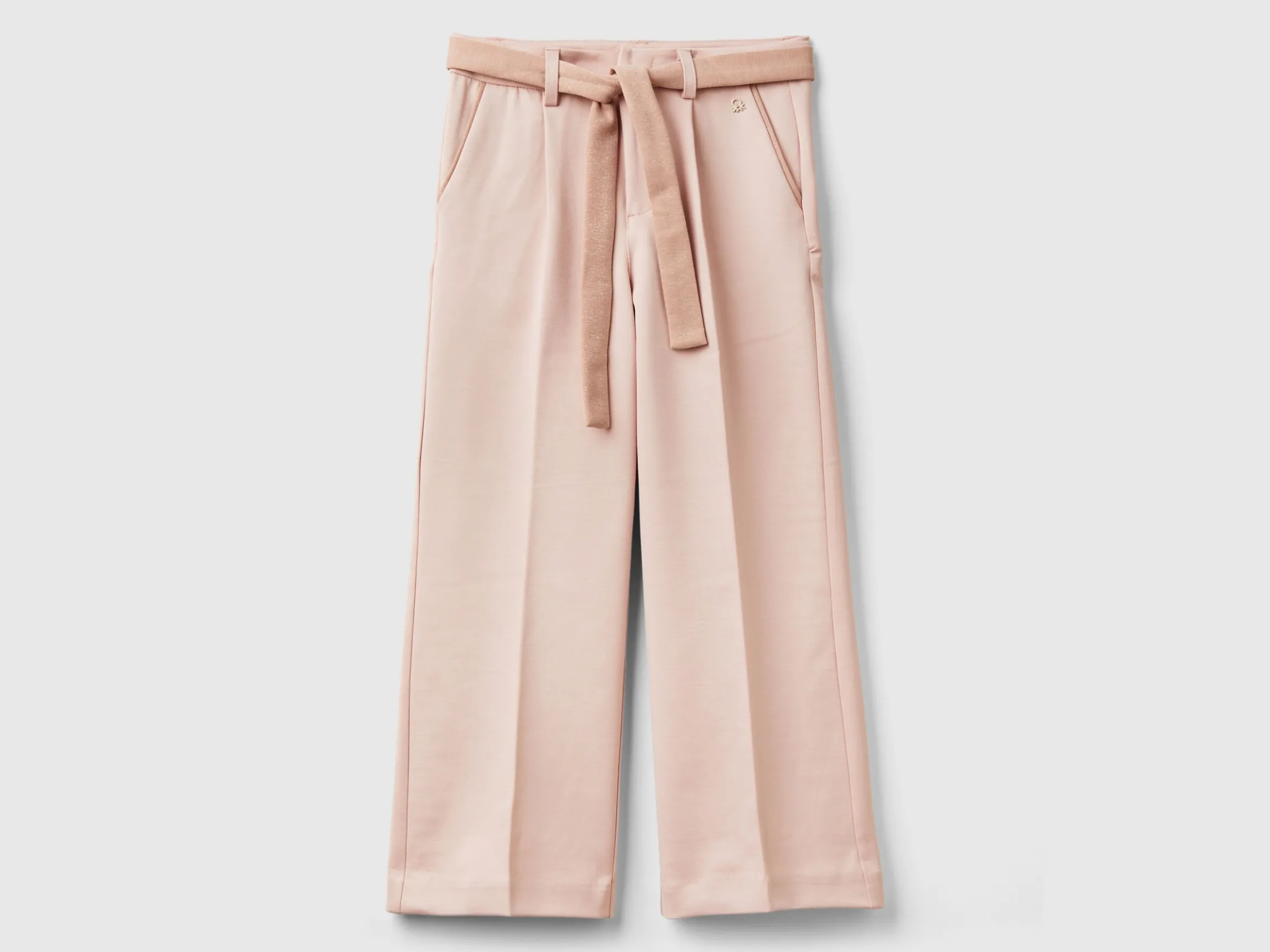 Elegant trousers with sash