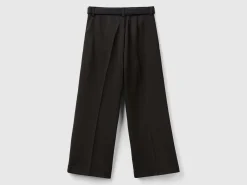 Elegant trousers with sash
