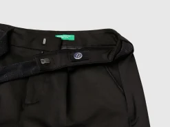 Elegant trousers with sash