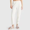 Faux fur joggers