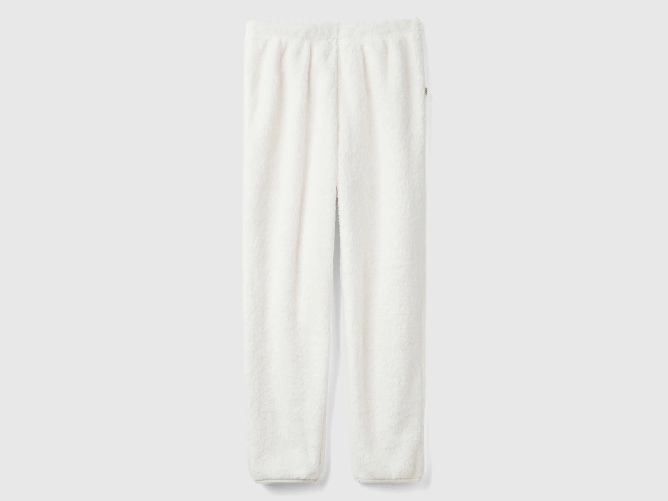 Faux fur joggers