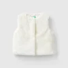 Faux fur vest