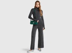 Fitted turtleneck sweater with lurex