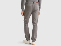Five pocket slim fit trousers