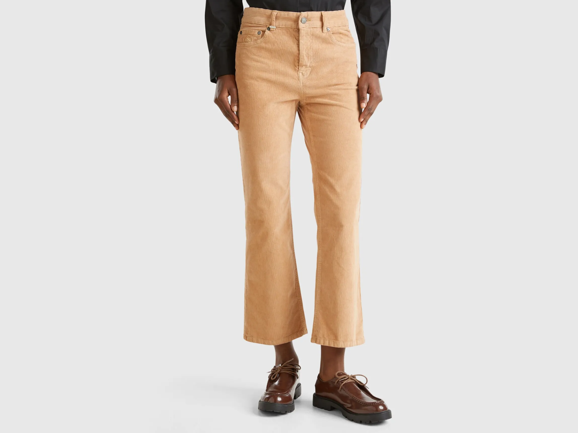 Five pocket velvet trousers