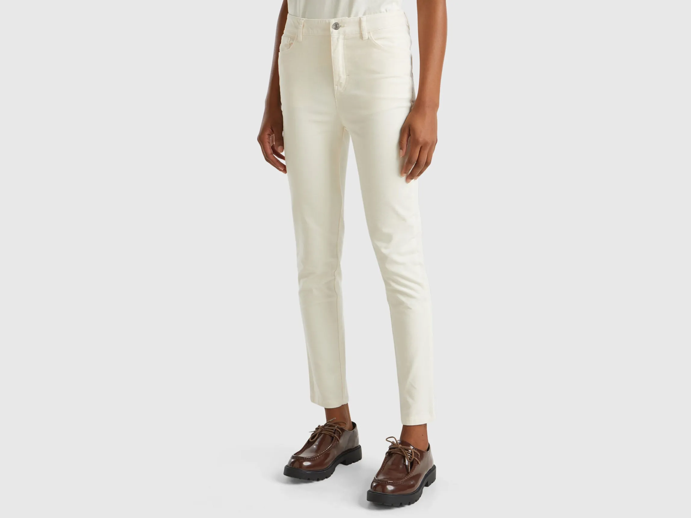 Five pocket velvet trousers