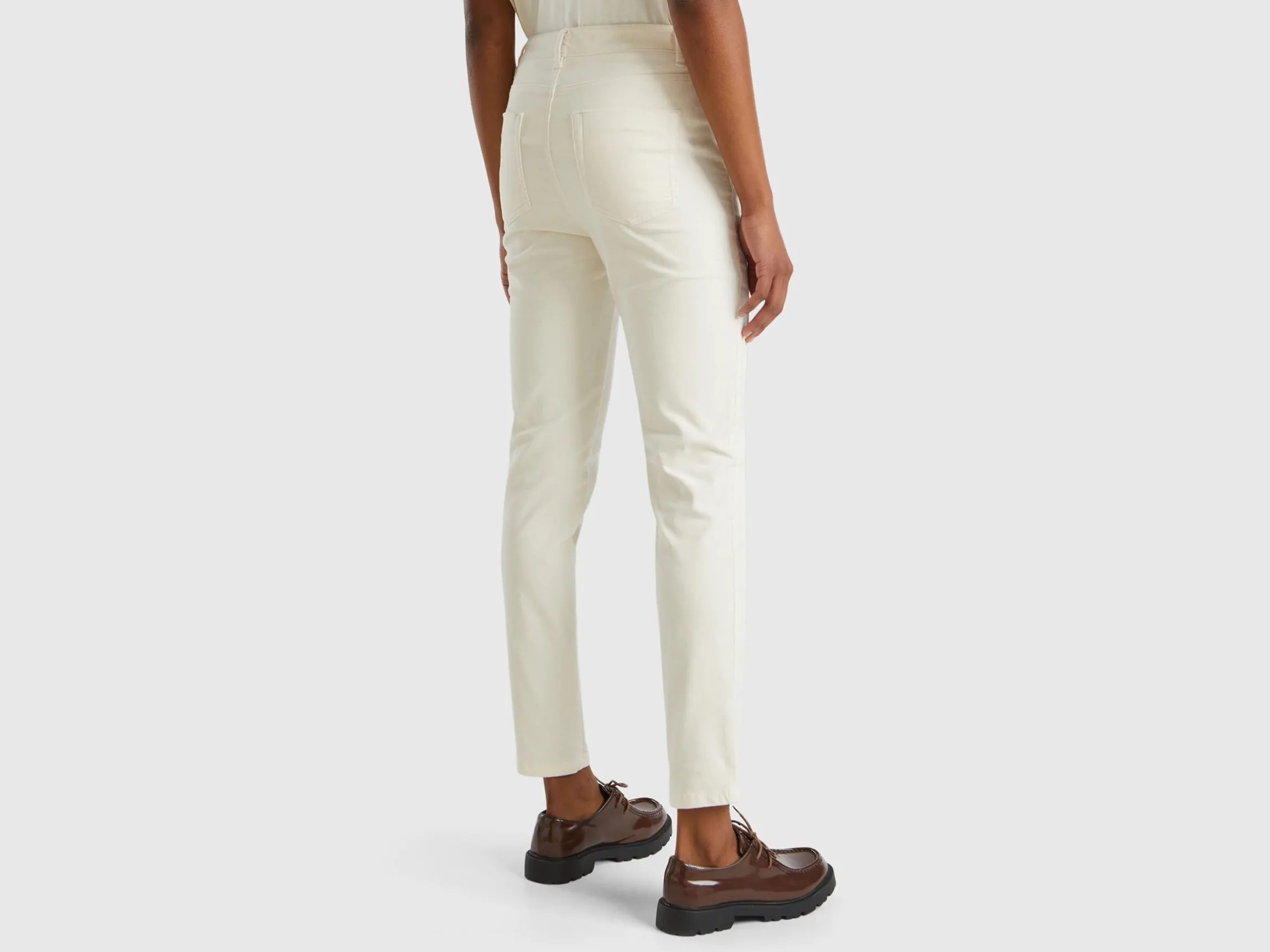 Five pocket velvet trousers