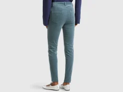 Five pocket velvet trousers