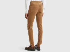 Five pocket velvet trousers