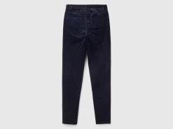 Five pocket velvet trousers