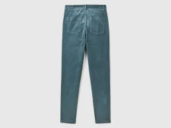 Five pocket velvet trousers