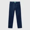 Five-pocket slim fit trousers