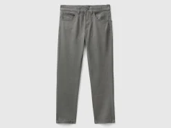 Five-pocket slim fit trousers