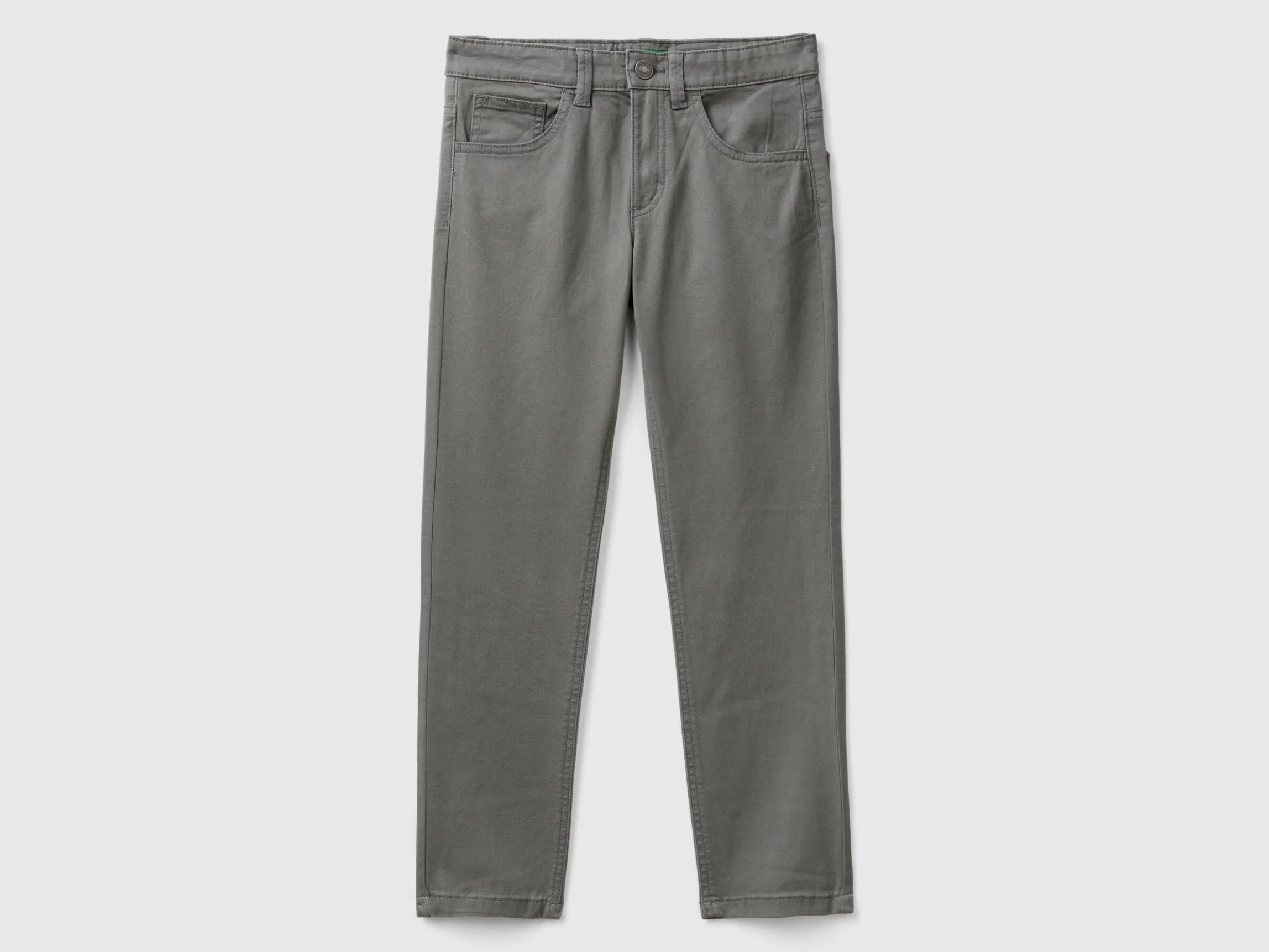 Five-pocket slim fit trousers