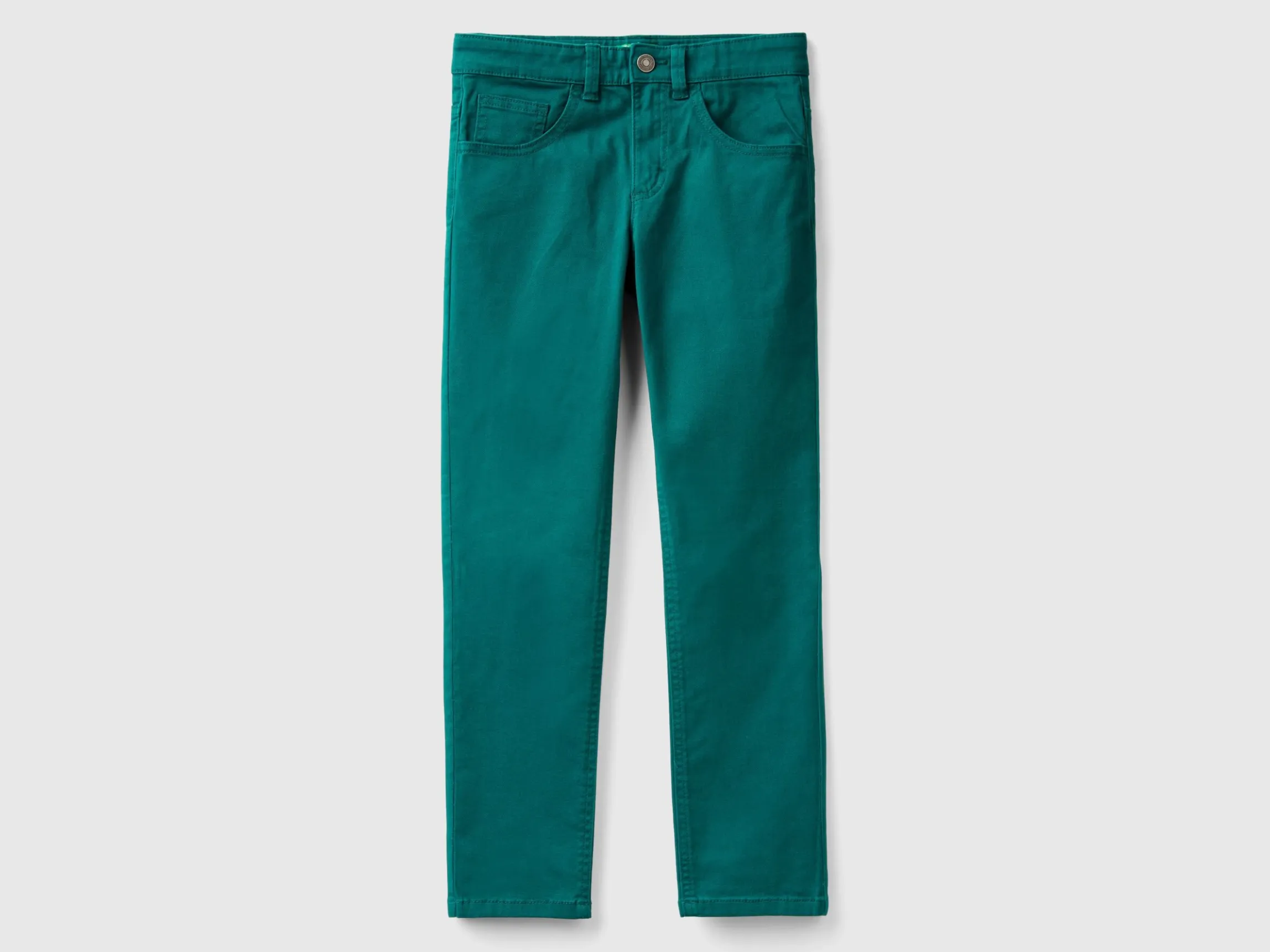 Five-pocket slim fit trousers