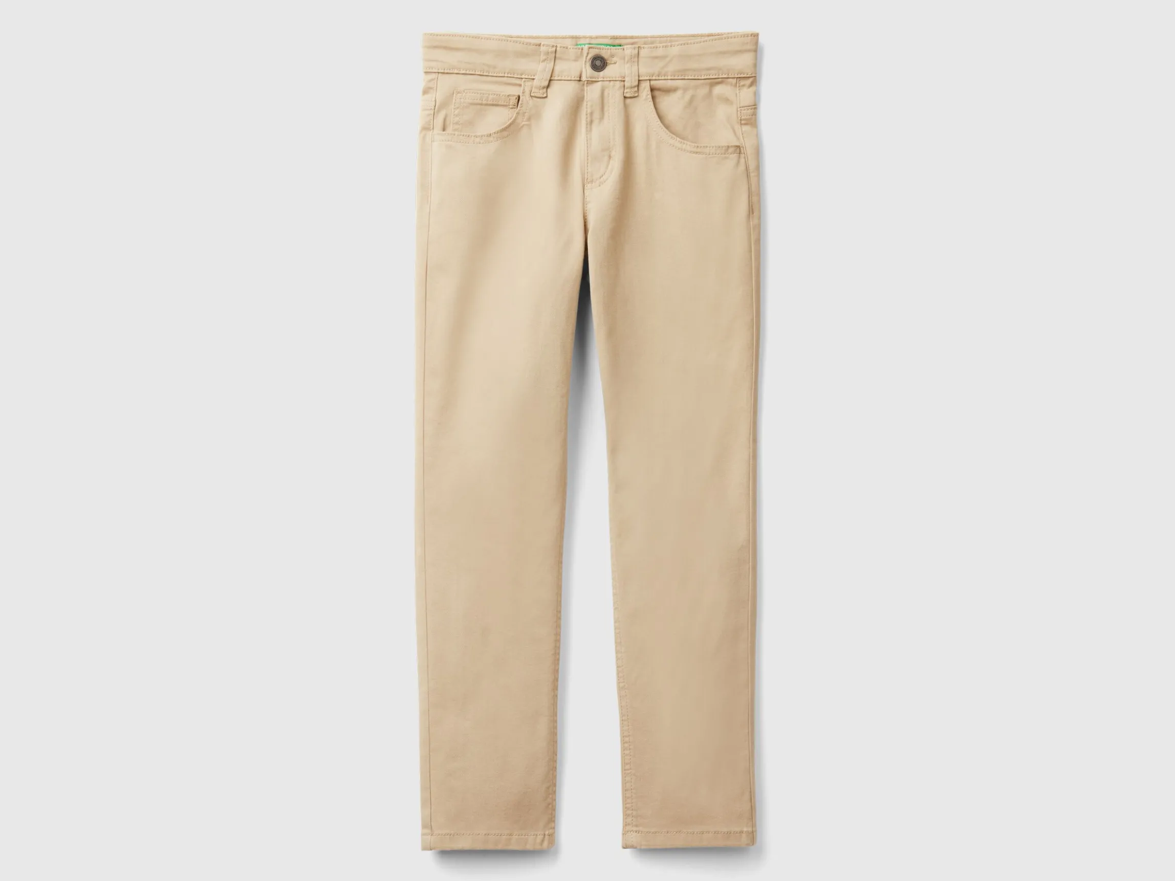 Five-pocket slim fit trousers