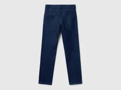Five-pocket slim fit trousers