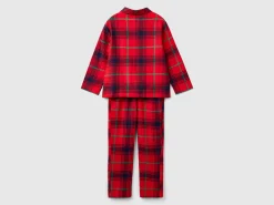 Flannel tartan pyjamas