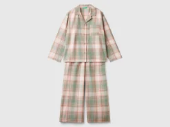 Flannel tartan pyjamas
