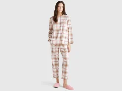 Flannel tartan trousers