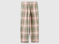 Flannel tartan trousers